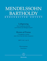 Hymn of Praise, MWV A 18, Op. 52 SATB Vocal Score cover